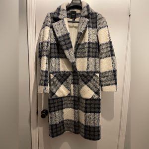 Forever 21 Plaid Coat size small